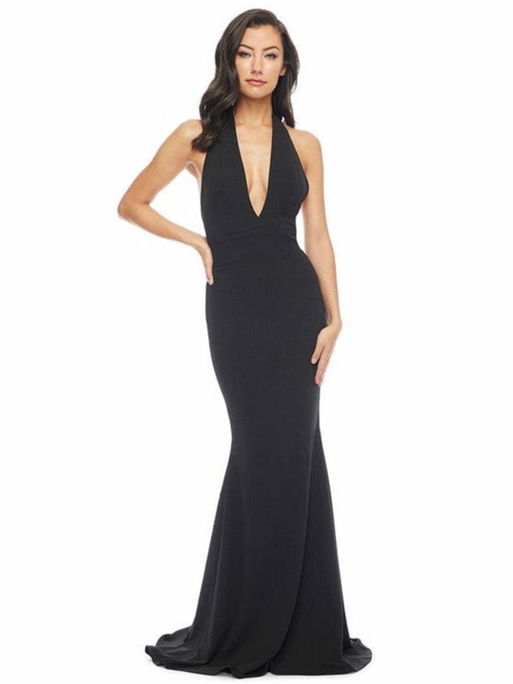 Dress The Population Black Camden Gown Dress NWT - Picture 1 of 12